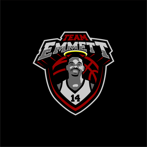Basketball Logo for Team Emmett - Your Winning Logo Featured on Major Sports Network Design by WADEHEL