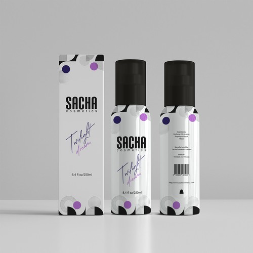 Sacha Body Mist Design by Ahtisham_ali