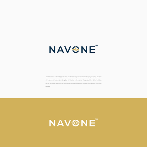 NavOne Logo - Sub Brand of NavPass.aero Design by Solusi Design