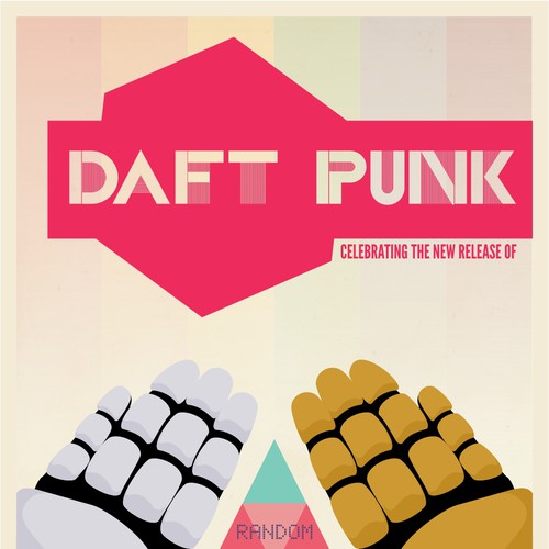 99designs community contest: create a Daft Punk concert poster Diseño de ankz