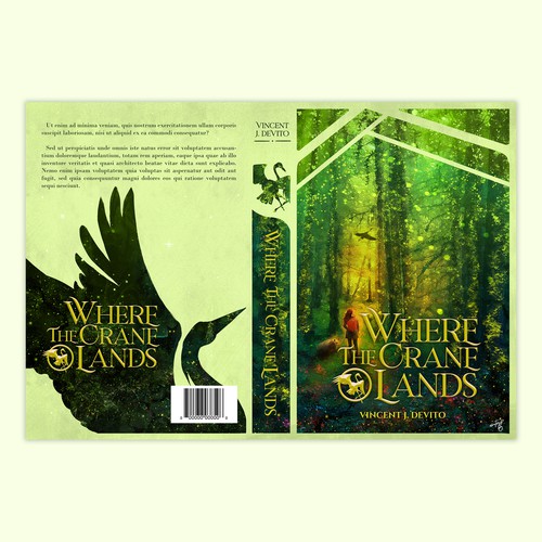 Design cover for a magical book with talking animals Design by Asra.