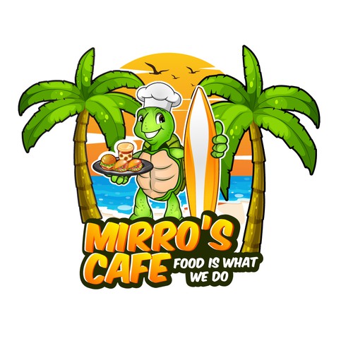 Design a vibrant logo for an awesome beach cafe Design by Creative_nick96