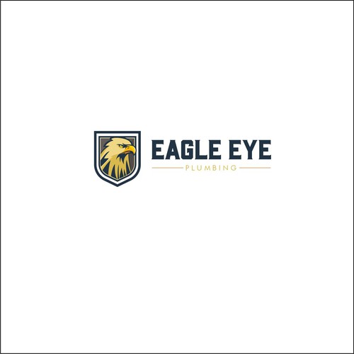 Eye catching and very marketable logo for plumbing company. The company name is Eagle Eye Plumbing Design by Ecksan