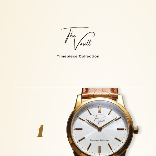 The Vault | Timepiece Collection Logo Contest Design by Belfer 72