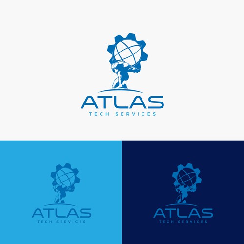 Guaranteed-  Create a logo and branding concept for Atlas Tech Services Design by Izrin A.