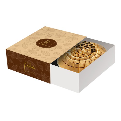 Design a folding chocolate box Design by RMC@D+