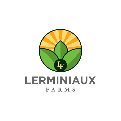 Modern/Abstract logo for small upstate NY vegetable farm. Design by metaXsu