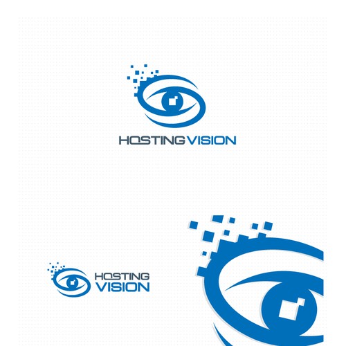 Create the next logo for Hosting Vision Design by creatim