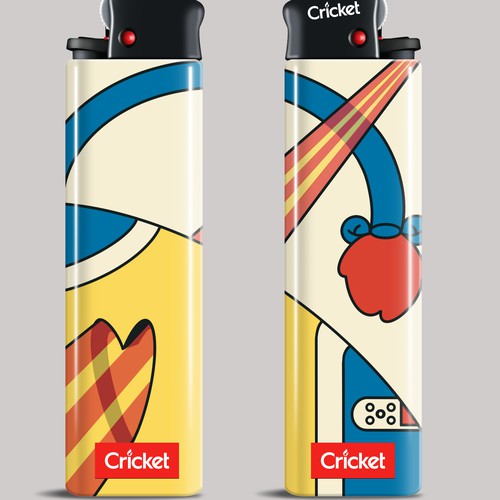 Create illustrations for a limited collection of Cricket Lighters (Multiple Winners) Design by _razz_art_