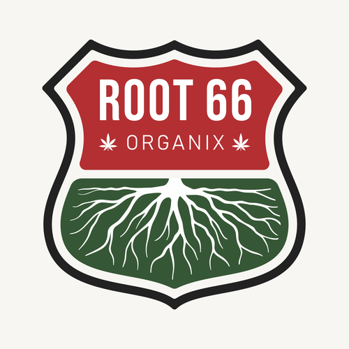 Root 66 Organix (Cannabis, Marijuana, Weed,Retail) Design by Dazuke™