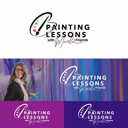 Designs | New Logo For Painting Lessons with Marla | Logo design contest