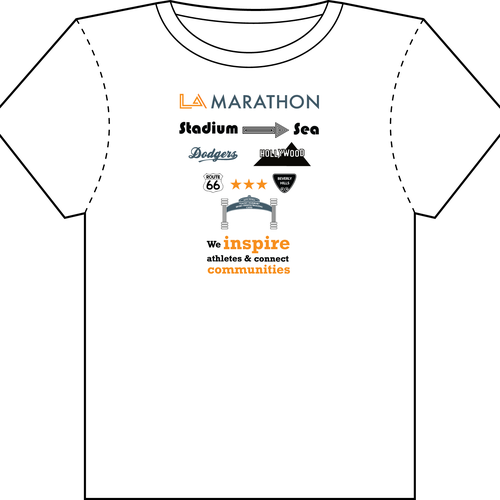 LA Marathon Design Competition Design by Brendan Daly