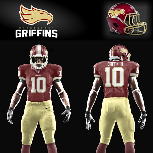 Community Contest: Rebrand the Washington Redskins  Design by BTK59