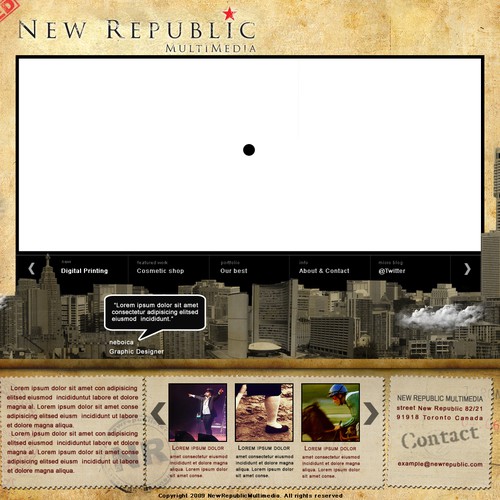 Media Companies New Design. PSD Only! Design by neboica