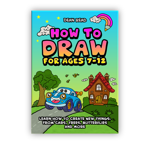 I need the best drawing book cover design for kids ages 7 to 12 Design by SHFNHBB
