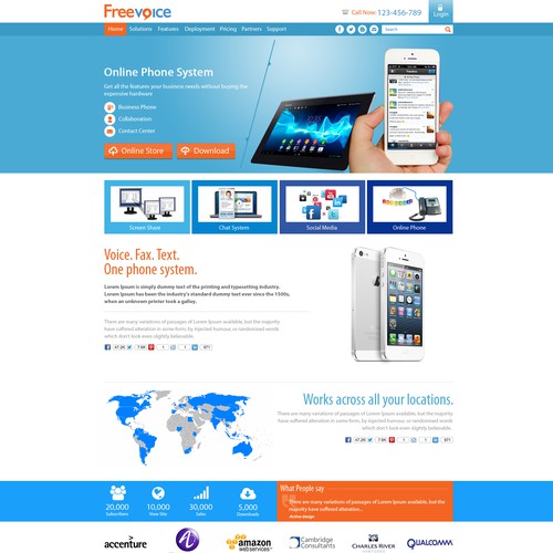 Create landing pages for a ringcentral.com compeditor Design by activ design