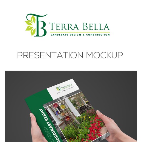 Create an upscale brochure for Terra Bella Landscape Architecture Design by Nandita Pal