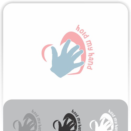 logo for Hold My Hand Foundation Design por fire.design