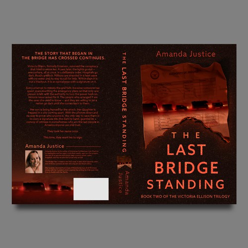 "The Last Bridge Standing — Book two of a technothriller trilogy" winning Logo & brand identity pack