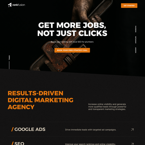 Landing page design contest entry by Ievgeniia