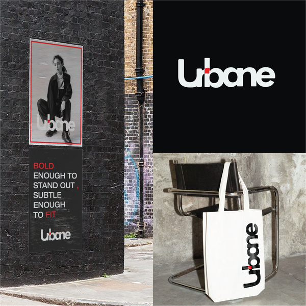 Presenting Branding and Social Media Posts for Fashion Brand Name "URBANE"
