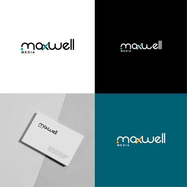 Maxwell Media Logo Design