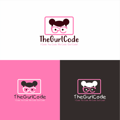 Ultimately the Cutest Dopest Techiest Logo & Website for Girls!!! Design by Grad™