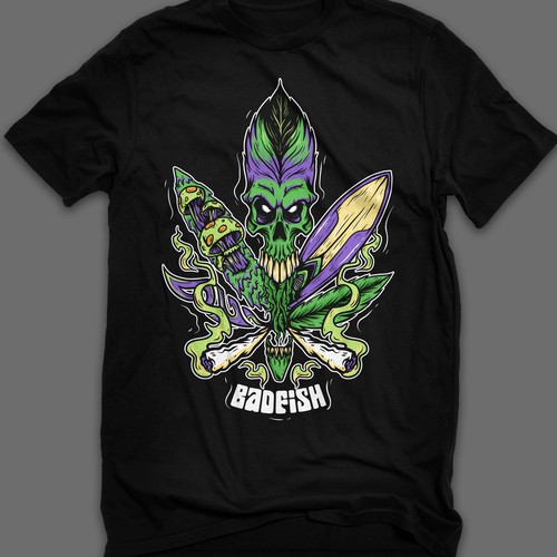 Badfish: A Tribute to Sublime T Shirt Design by brightoneart