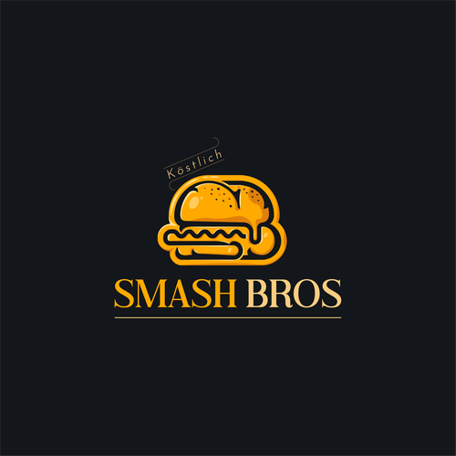 Wir möchten ein Logo mit Wiedererkennungswert für unser Burgerrestaurant Smash Bros Design by Artdityax