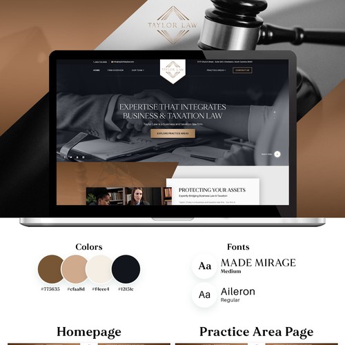 Taylow.Law Website and Software Platform Design by Jasmin_A (AMPLE)