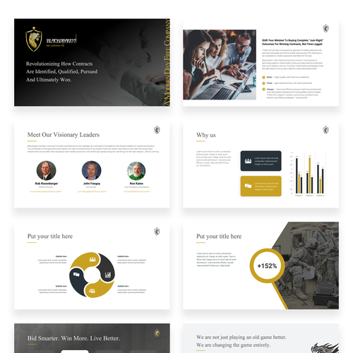 Designs | Design Elegant PowerPoint Template for Radical Platform ...