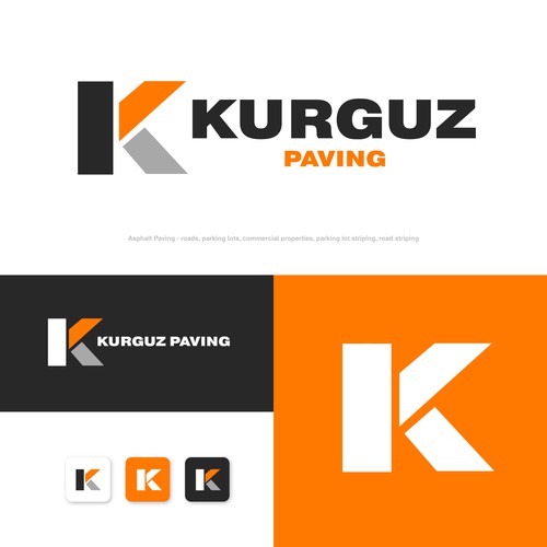 Logo Design for Commercial Paving Company Design by Danielle Curtis