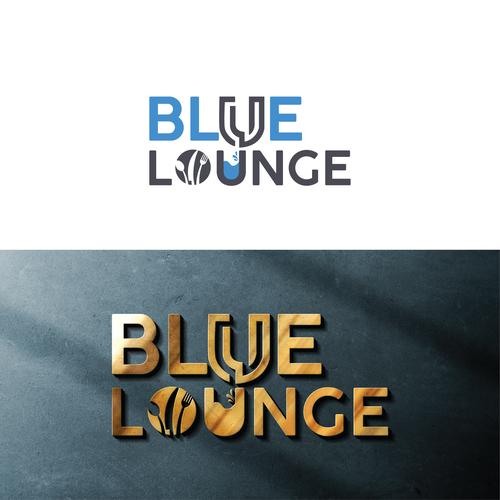 Blue lounge makeover Design by NINA GRAPHIX