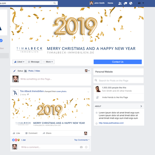 Facebook cover contest entry by deinfo™