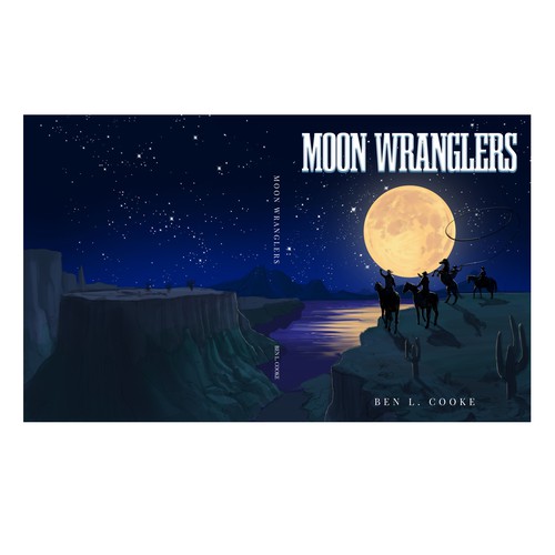 Designs | Moon Wranglers | Book cover contest