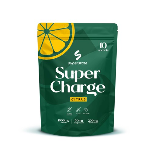 Packaging Design for a clean electrolyte supplement Design by sougatacreative