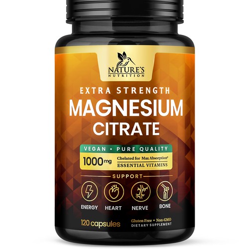 Premium Magnesium Citrate Design needed for Nature's Nutrition Design by Davi Giolo ★