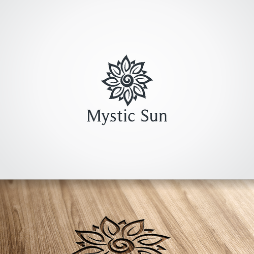 Stunning Unique sun Logo for luxury organic skin care - Should look ...