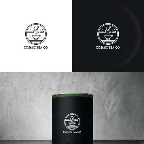 Cosmic Tea Co. - Blending Science and Tradition Design by WoundedAngel