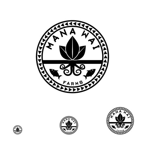 Hawaiian aquaponics company - design a modern logo Design por Daft Inker