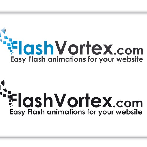 FlashVortex.com logo デザイン by Parcalatul