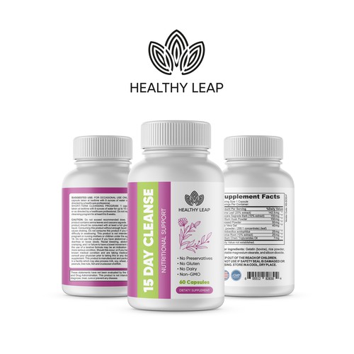 Design Supplement Label for Diet and Nutrition Brand Design by creationMB