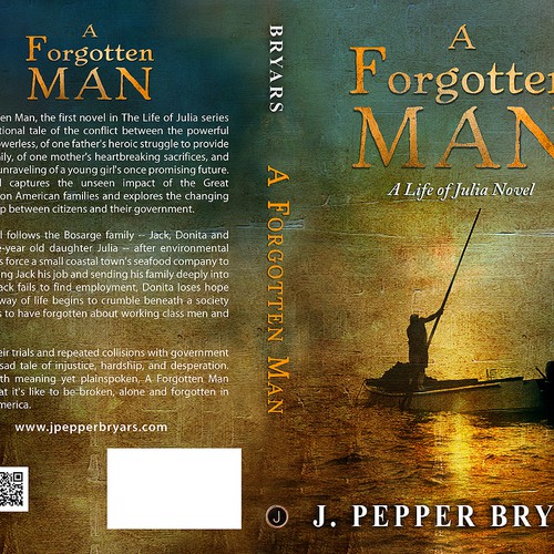 Book cover needed for novel “A Forgotten Man” Design by Venanzio