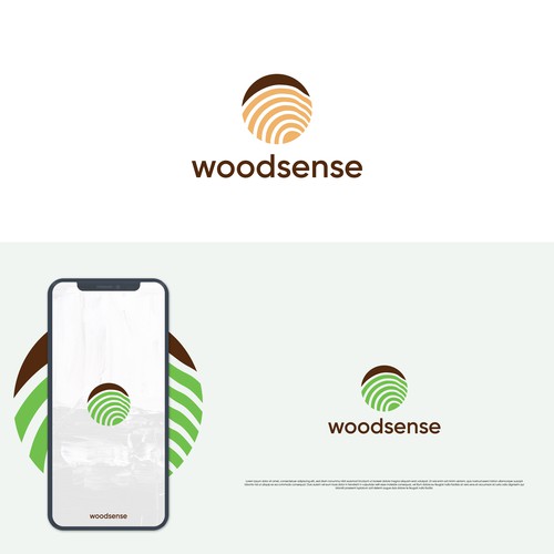 Sustainable tech logo needed for an IoT company working with wood construction Design by Lyna™