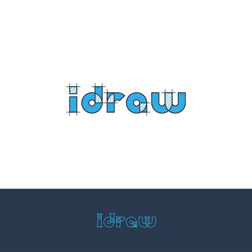 New logo design for idraw an online CAD services marketplace Réalisé par zlup.