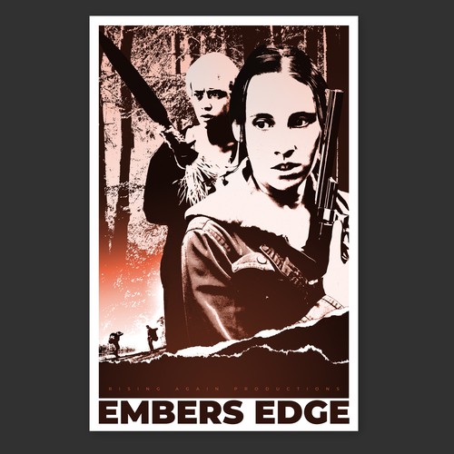 EMBERS EDGE - Captivating Movie Poster for our Thriller / Suspense / Drama Design by Patricia Hunt