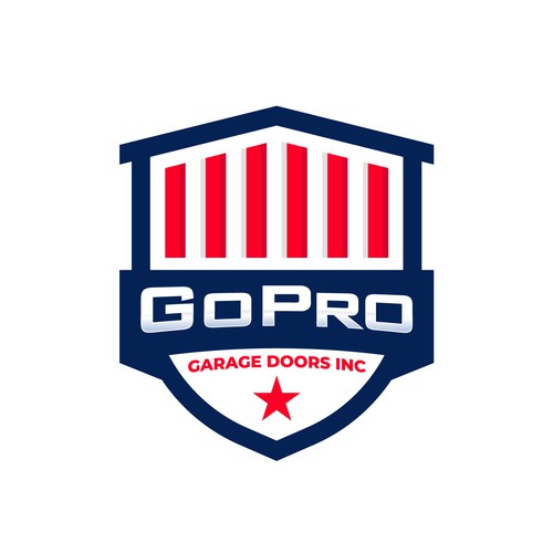 Go Pro Garage Doors Inc Reband Design by Fortunic™