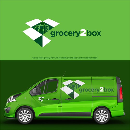 コンペ「we need powerful logo design for our online grocery store」のデザイン by F3design™⭐さん 