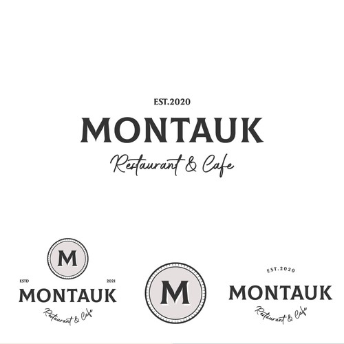 Montauk Logo Design by Rhodium Studio