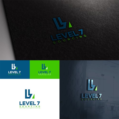 Level 7 Sourcing needs a cool / powerful logo which speaks to its awesomeness :) Design by megawon®